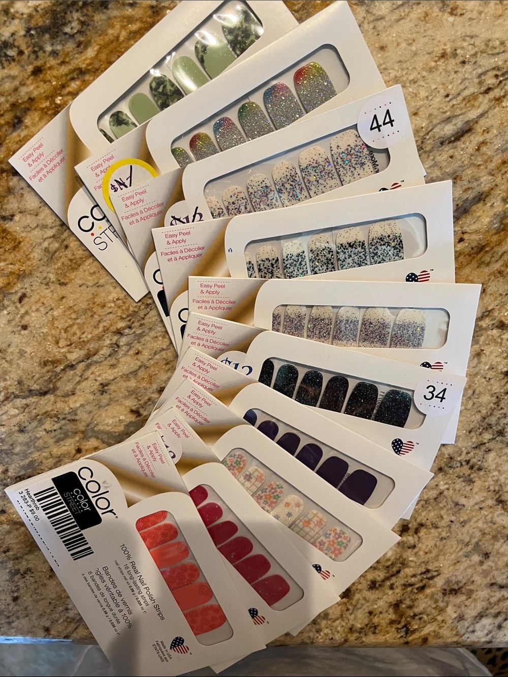 Lot - 190 sets of Color Street Nail Strips - Picture 14 of 16